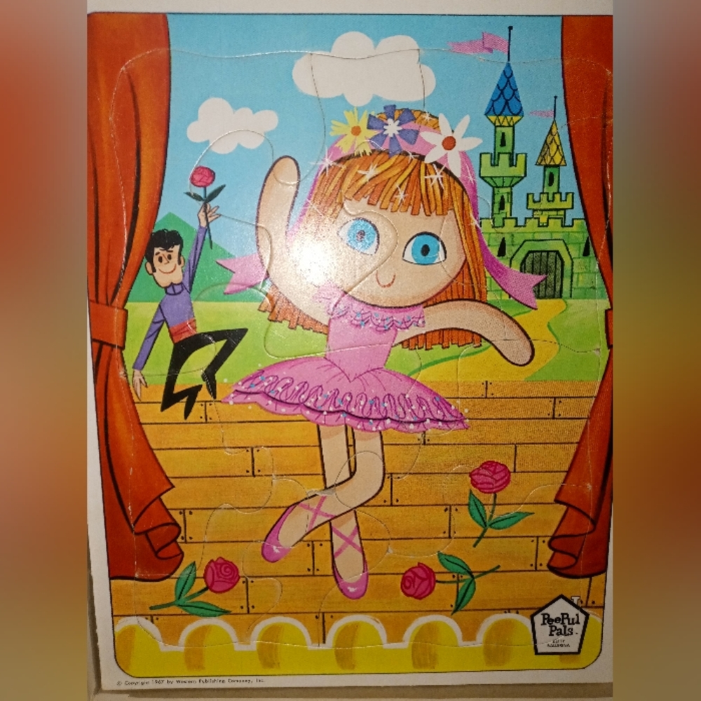 Whitman PeePul Pals 9- Children Puzzles -1967 - Picture 5 of 11
